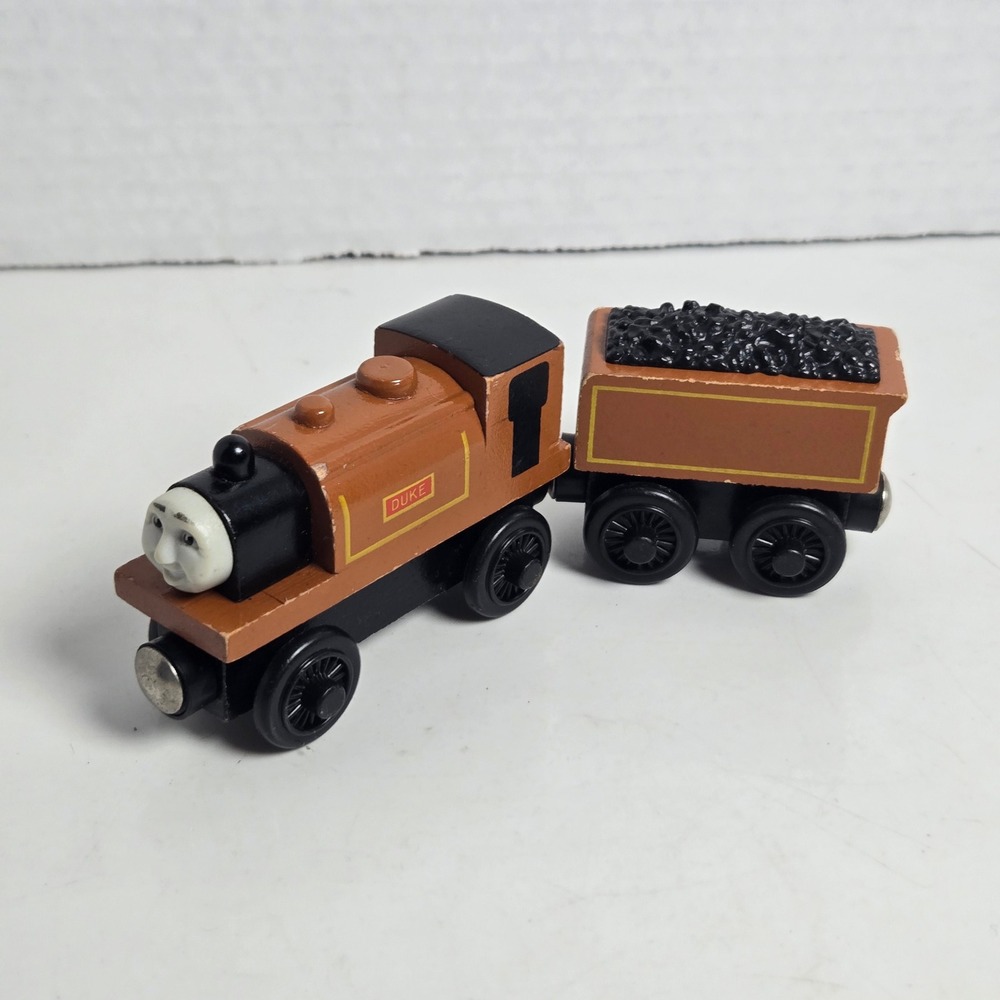 Duke w/ Tender - Thomas and Friends Wooden Railway - Train Tank Engine Toy